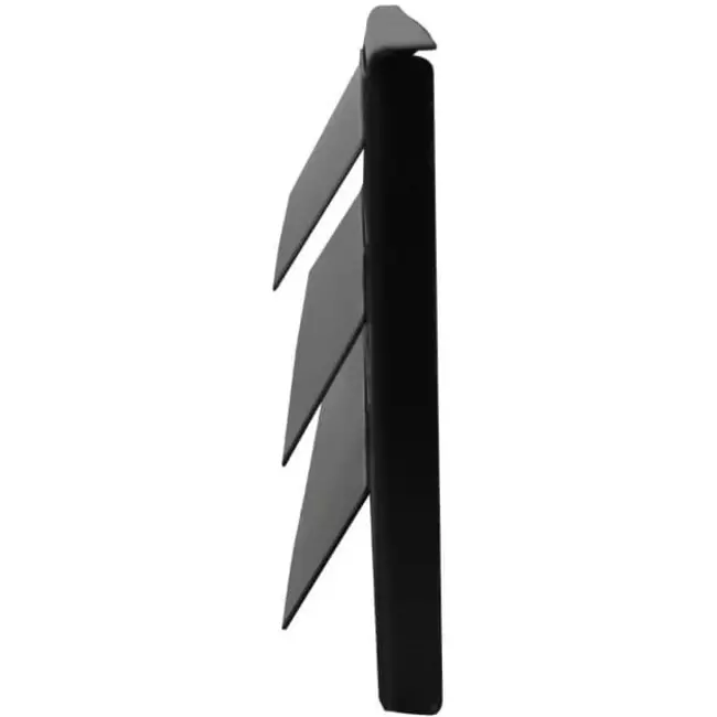 Grille murale extérieure montée en saillie 300mm x 100mm NOIR
