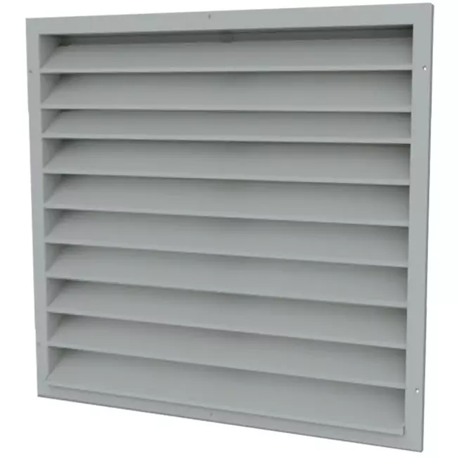 Grille murale extérieure en acier galvanisé 500x500