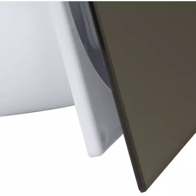 Vmc salle de bain Ø 125 mm avec minuterie et capteur d'humidité - front en verre satin doré