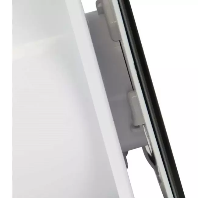 Vmc salle de bain Ø 125 mm avec minuterie et capteur d'humidité - front en verre satin doré