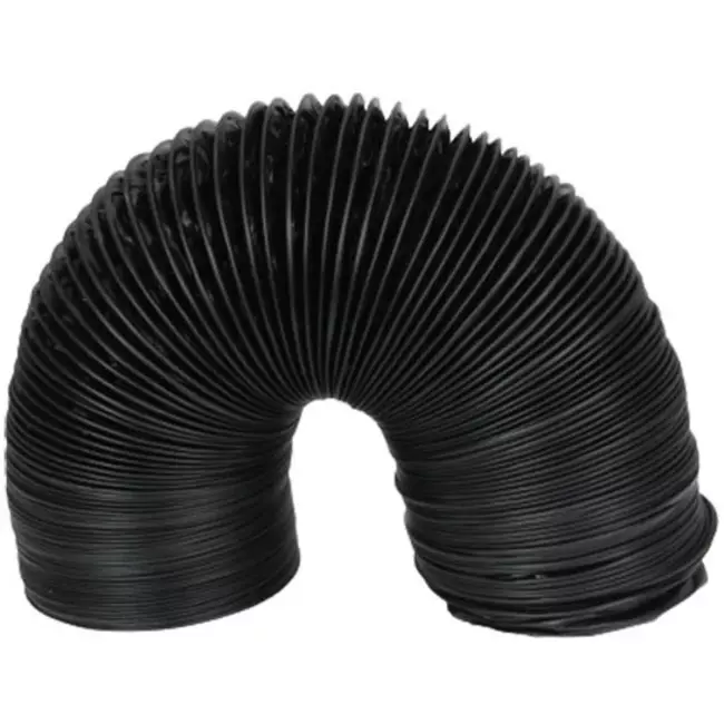 Tuyau de ventilation Combidec en aluminium avec couche extérieure en polyester NOIR Ø 200 mm (10 mètres)