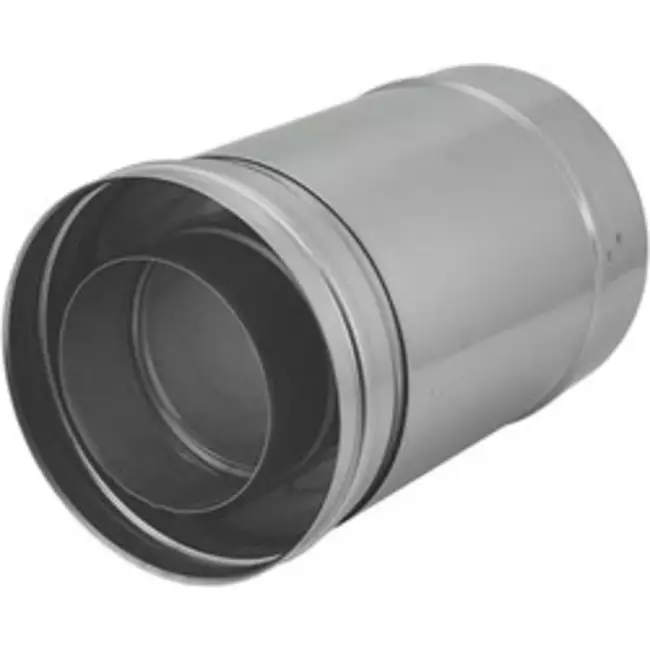 Raccord concentrique de 100 - 150 mm de diamètre I316/I304 (D0,5/D0,5) ( caoutchouc d'étanchéité pour conduit interne)