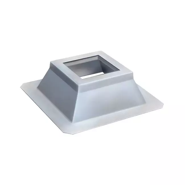 Itho Daalderop rebord de toiture pointure du pied 2 RAL 9010 - DMP 526