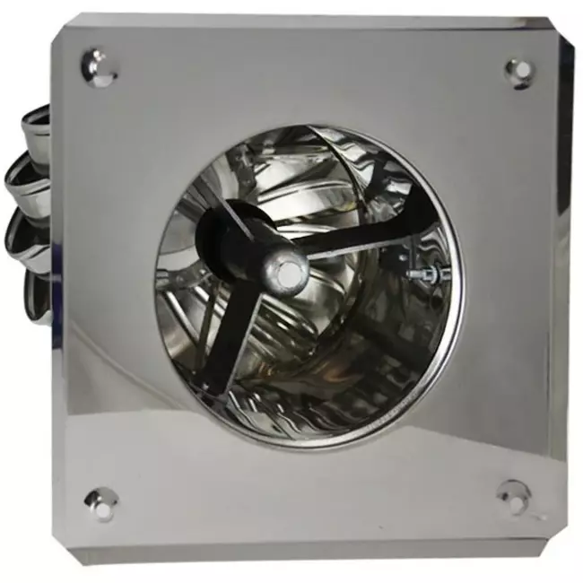 Tourelle de ventilation alimentée par le vent Cowl 150 mm en acier inoxydable avec solin de toit incluse - 65m3/h