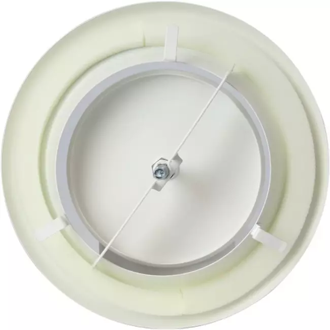 Bouche d'extraction métal Ø 200 mm RAL 9010 avec clips à ressorts - DVSC200