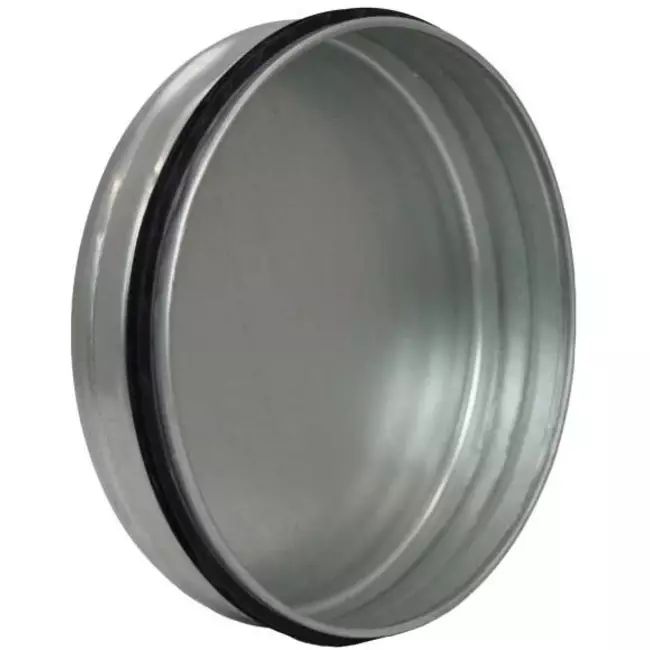 Couvercle spiralé Ø 160 mm pour conduit rigide galvanisé - Galvanisé