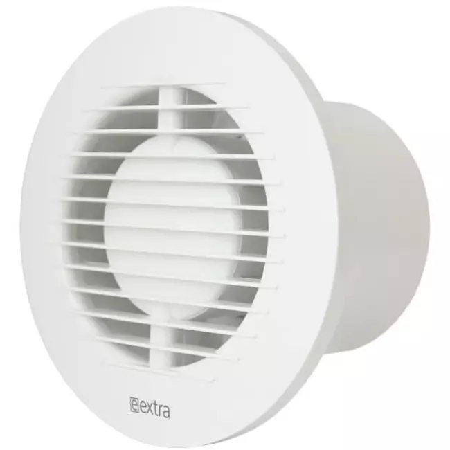 VMC salle de bain rond Ø 100 mm Blanc - base EA100