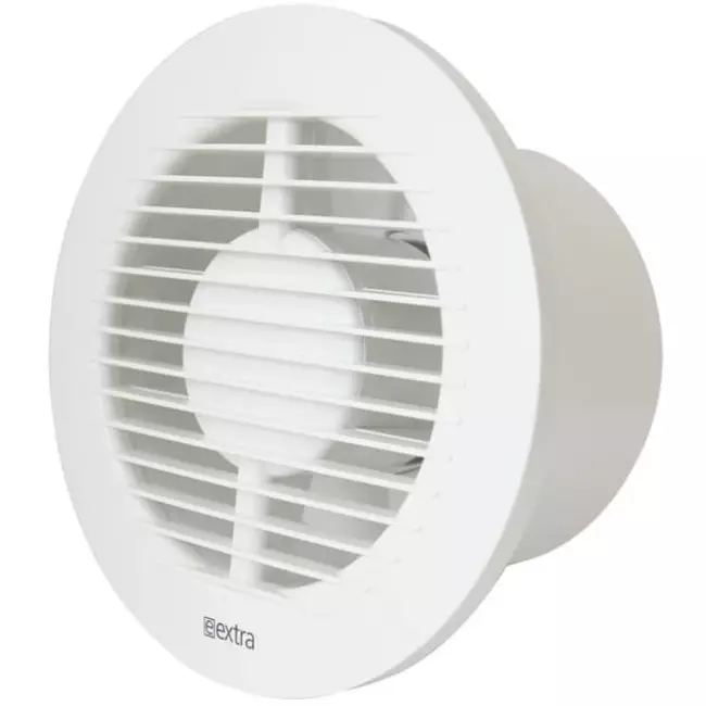 Vmc salle de bain rond Ø 125 mm BLANC avec minuterie - EA125T