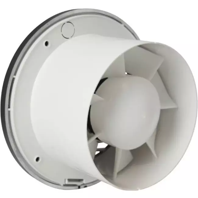VMC salle de bain rond Ø 100 mm anthracite - base EA100A