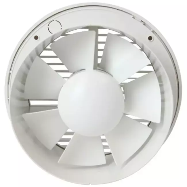 VMC salle de bain rond Ø 150 mm Blanc - base EA150
