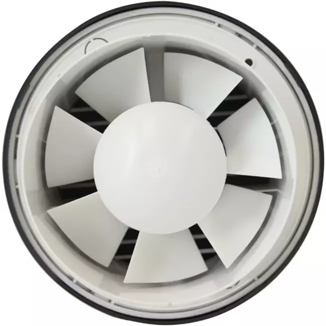 Vmc salle de bain rond Ø 100 mm anthracite - Design EAT100A