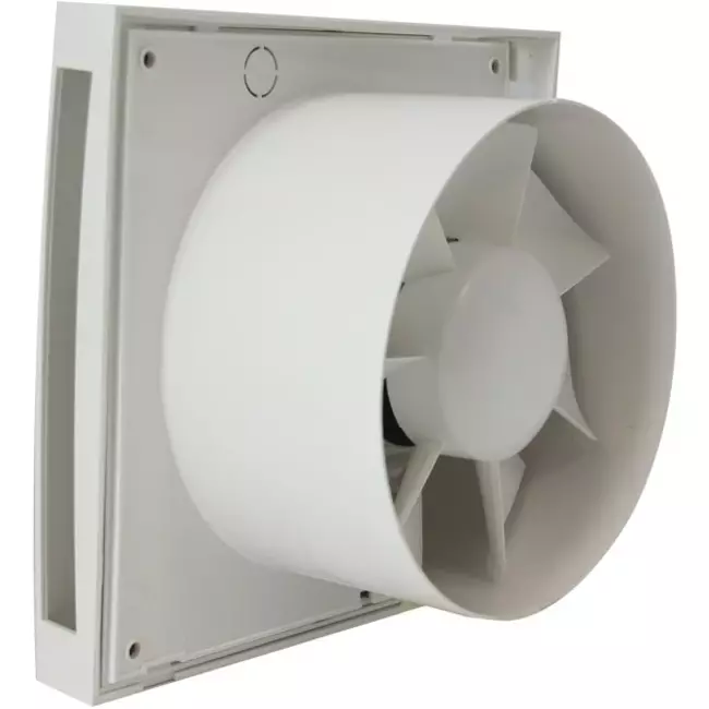 Vmc salle de bain Ø 150 mm blanc avec minuterie et capteur d'humidité - Design EET150HT