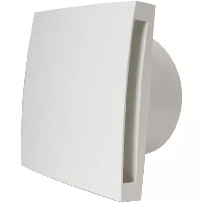 Vmc salle de bain Ø 150 mm blanc avec minuterie et capteur d'humidité - Design EET150HT