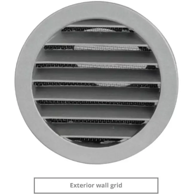 Gaine murale exérieure isolée pour aération naturelle Ø100 mm SPK2-100