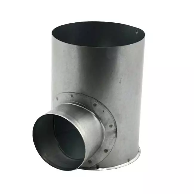 Clapet d'échappement galvanisé Ø125mm - Ø80mm