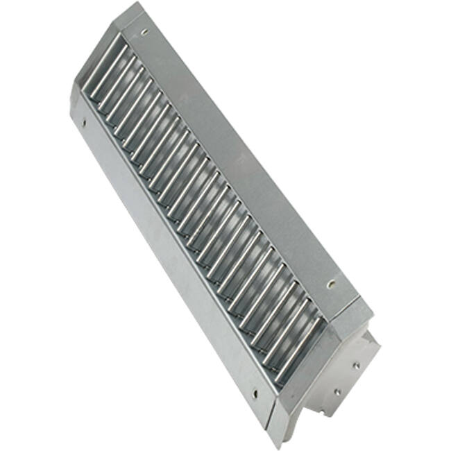 Grille de gaine double réglable 625x75mm pour gaine 160 à 400mm - DGS-DB625x75
