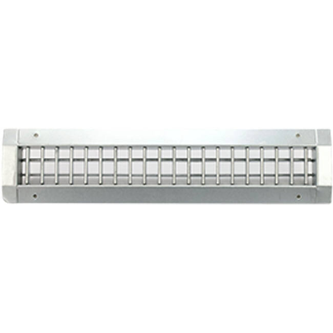 Grille de gaine double réglable 625x75mm pour gaine 160 à 400mm - DGS-DB625x75