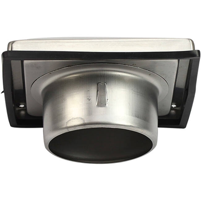 Grille frontale en acier inoxydable 150 mm avec clapet anti-retour à entrée haute - EL-SS-BD150 SS