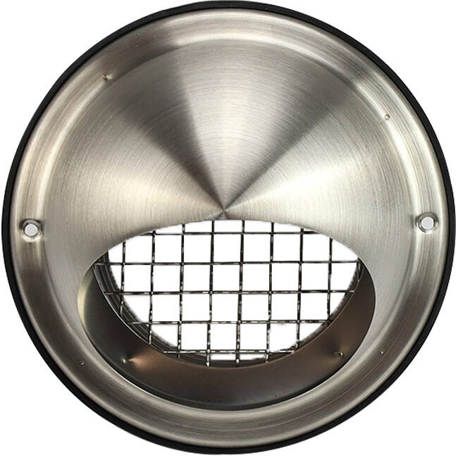 Grille convexe en acier inoxydable 100mm transit mural - EL-SS-B100 SS