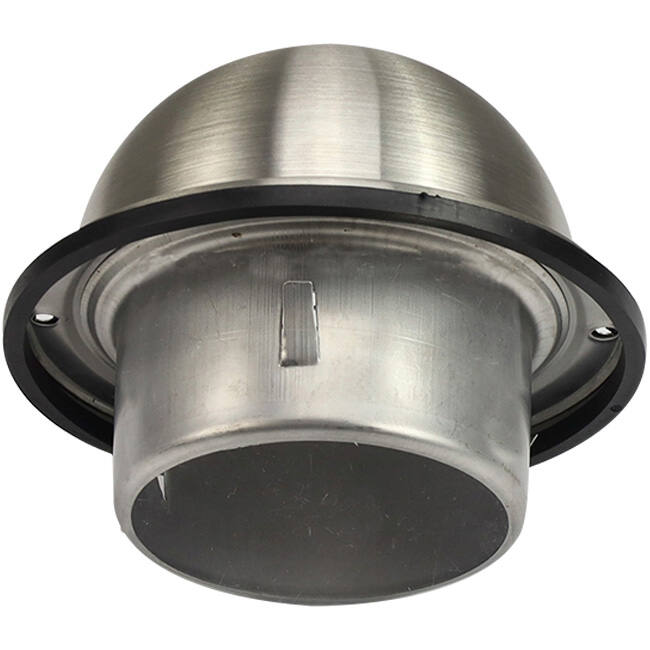 Grille convexe en acier inoxydable 100mm transit mural - EL-SS-B100 SS