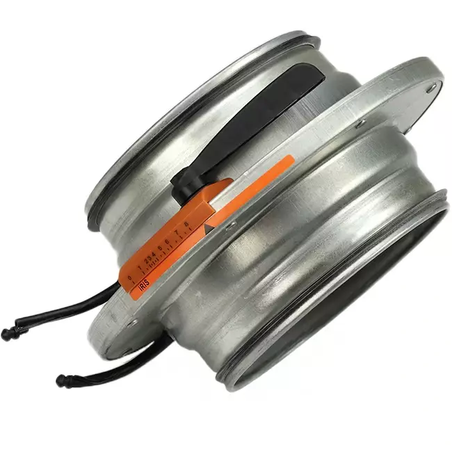 Trappe à iris 800 mm - Sendzimir acier galvanisé - IRIS800