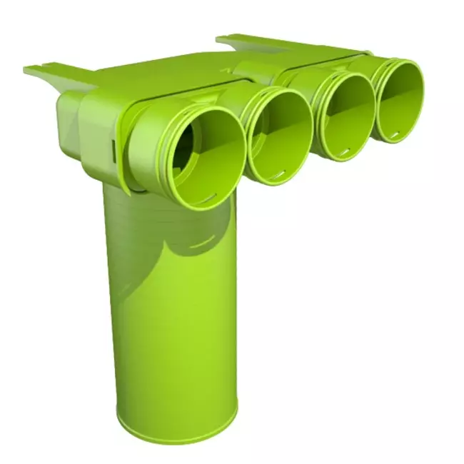 Adaptateur de vanne Ubbink Air Excellent 23C 125 4x90°