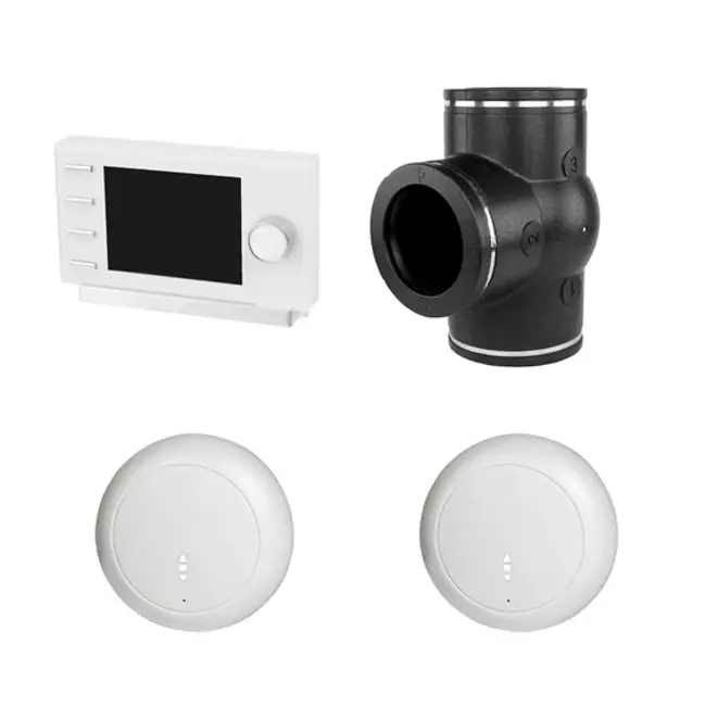 Ubbink kit RF 0.53 horloge de régulation vanne 3 voies 2 x capteur CO²