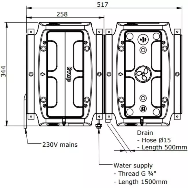 Humidificateur de récupération de chaleur HomEvap