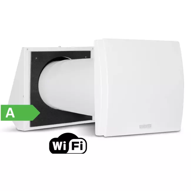 WTW décentralisée HRU murale avec module Wi-Fi 60 m³/h - Ø150 - HRU-WALL-WI-150-60