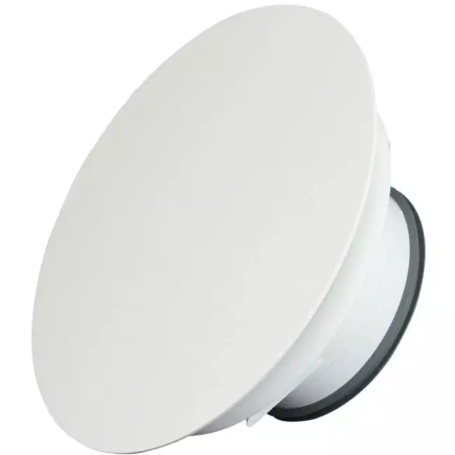 Bouche VMC Imaginair grande Ø 125 mm - ressorts + anneau de montage - blanc