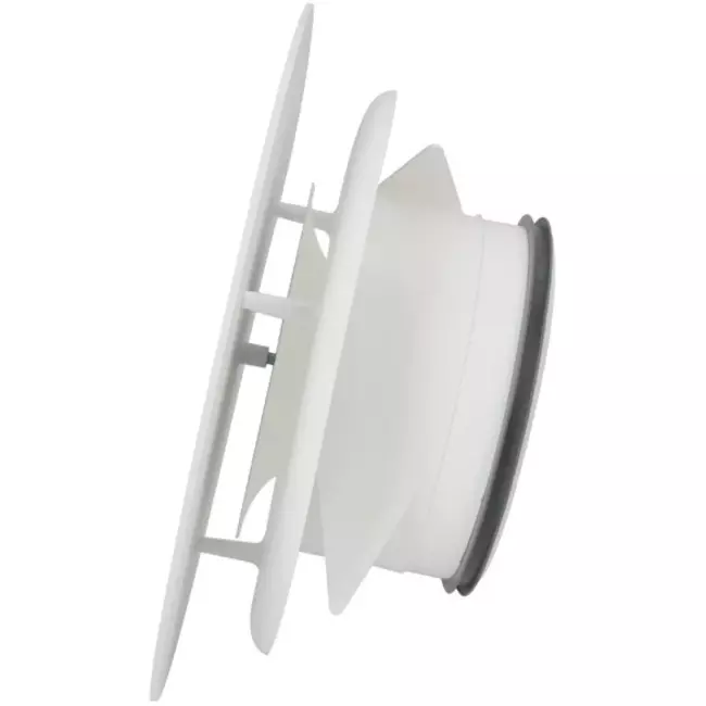 Bouche VMC Imaginair grande Ø 125 mm - ressorts + anneau de montage - blanc