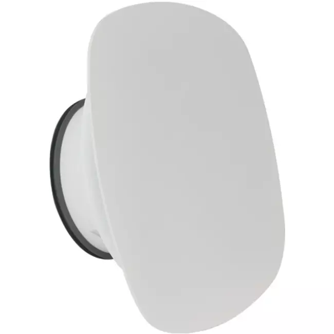 Bouche VMC Imaginair carrée Ø 125 mm - ressorts + anneau de montage - blanc