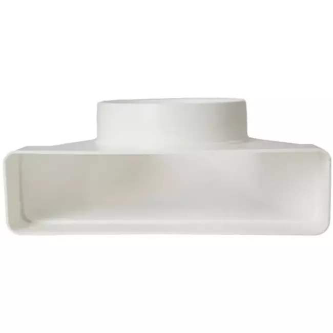 Coude vertical rectangulaire en plastique à 90° Ø150mm - 220x90mm KLD29-150