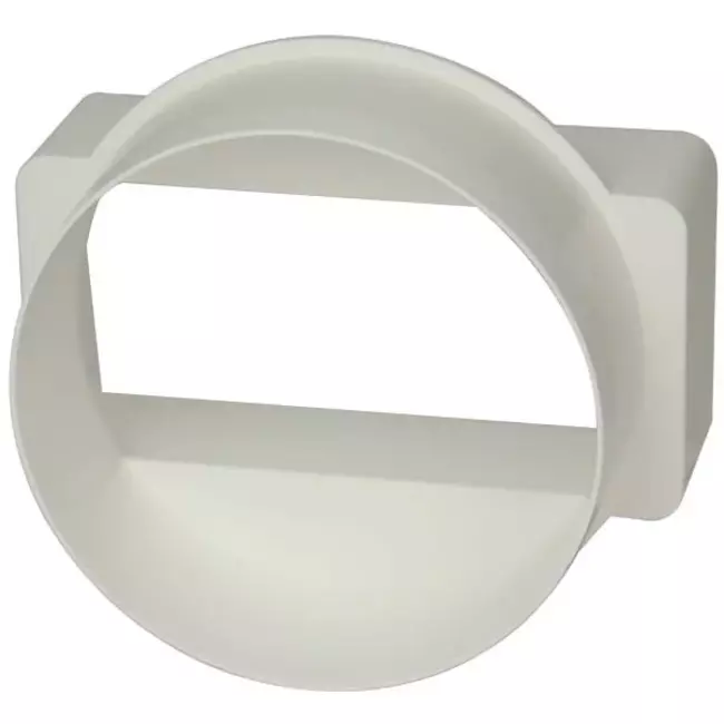 Réducteur rectangulaire en plastique Ø 100 mm - 110 x 55 - KSD1