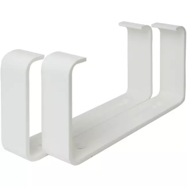 Supports rectangulaires en plastique (2 pièces) 110 x 55