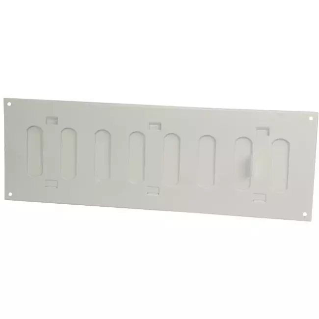 Grille à fente rectangulaire réglable en métal 300 x 100 blanc - MR3010R - RAL9016