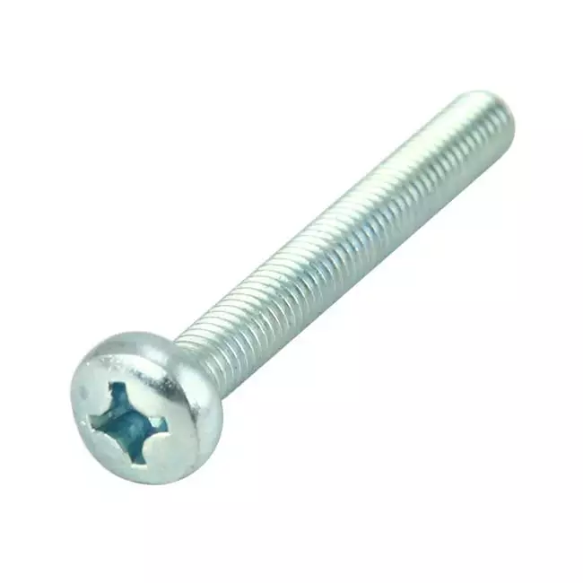 Vis à métaux M6 x 50mm - tête cruciforme - Boîte de 200 pièces