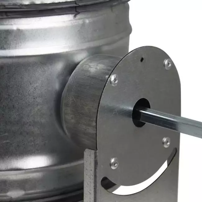 Registre d'équilibrage contrôlé par le moteur Ø 315 mm pour conduit rigide galvanisé