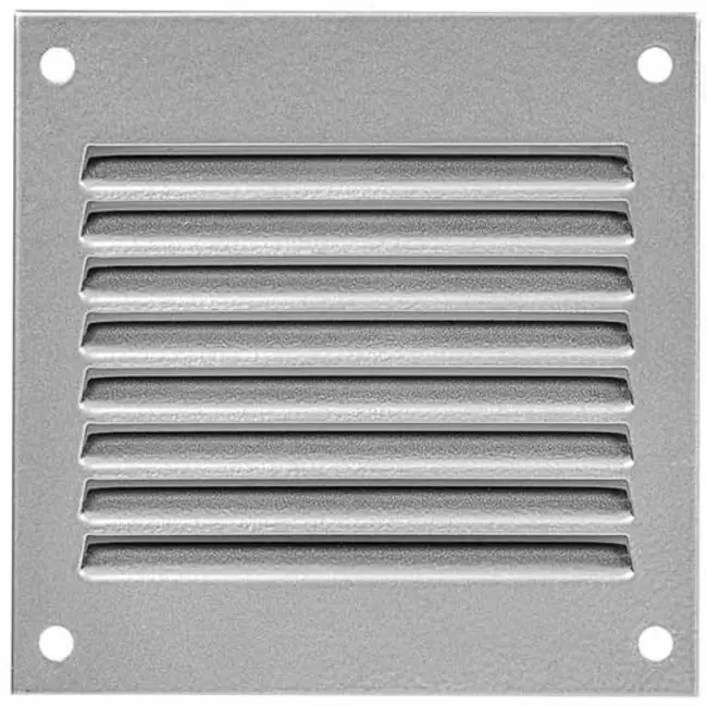 Grille métal 100 x 100 mm gris - MR1010P