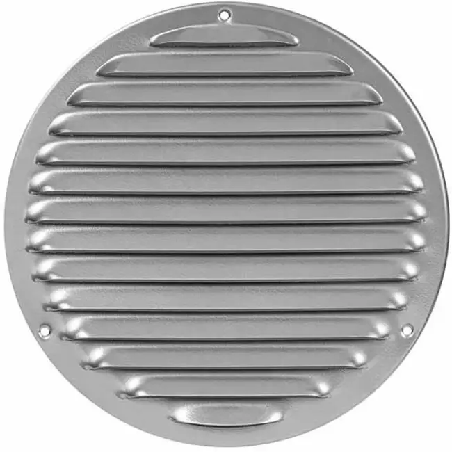 Lot De 2 Grilles De Ventilation 80mm En Aluminium Brossé Noir - Pour PC, Armoires électroniques, Montage Mur Ou Panneau
