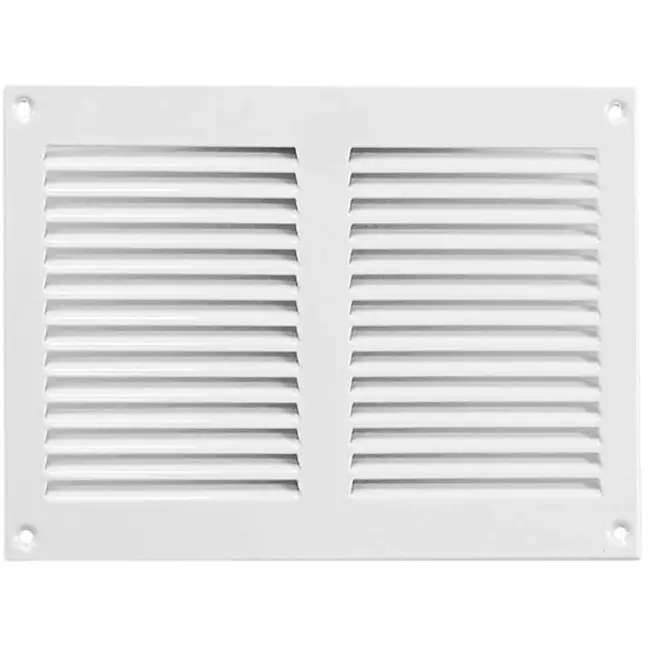 Grille métal 200 x 150 mm blanc - MR2015