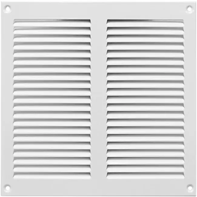 Grille métal 200 x 200 mm blanc - MR2020