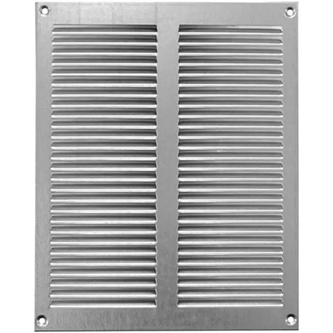 Grille métal 200 x 250 mm zinc - MR2025Zn