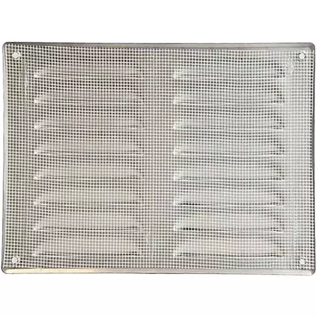 Grille de ventilation métallique carrée 260x190 mm acier inoxydable - MR2619i