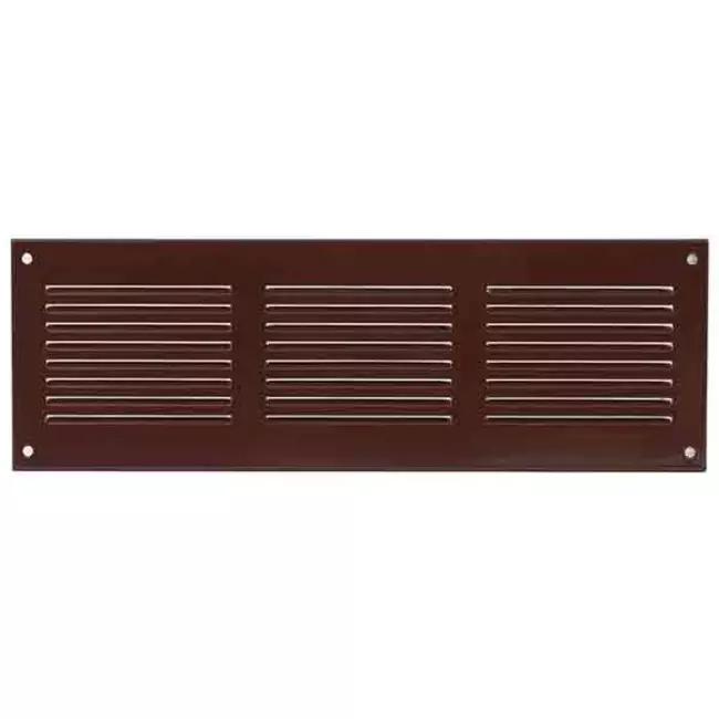 Grille métal 300 x 100 mm marron - MR3010B