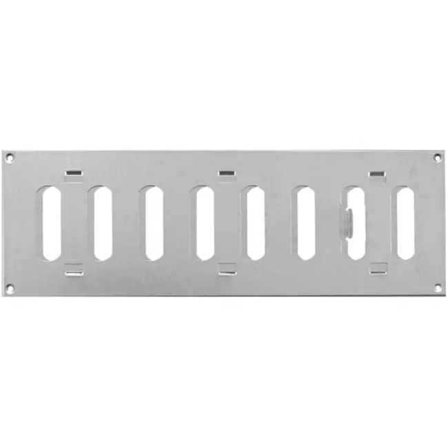 Grille métal réglable 300 x 100 mm galvanisée - MR3010RZn