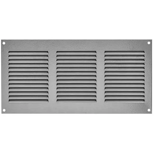 Grille métal 300 x 150 mm gris - MR3015P
