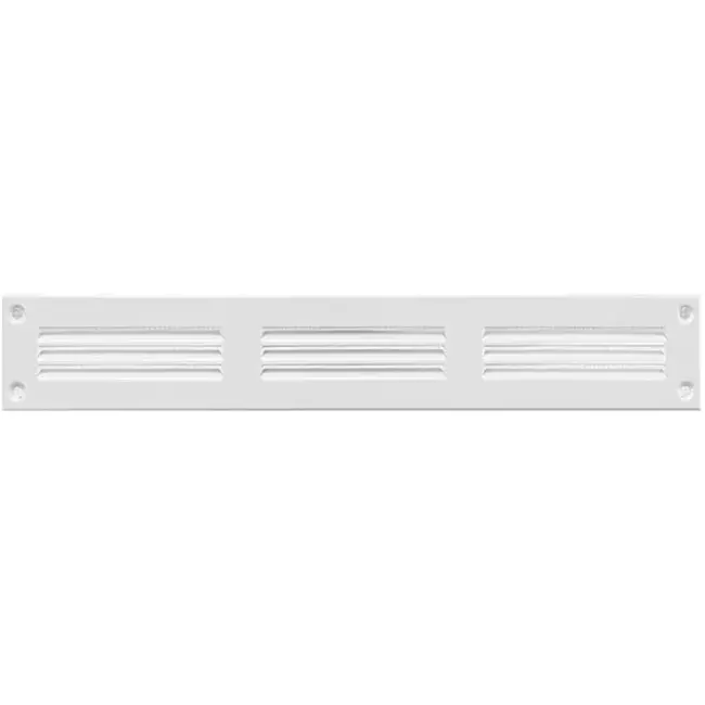 Grille métal 300 x 50 mm blanc - MR305