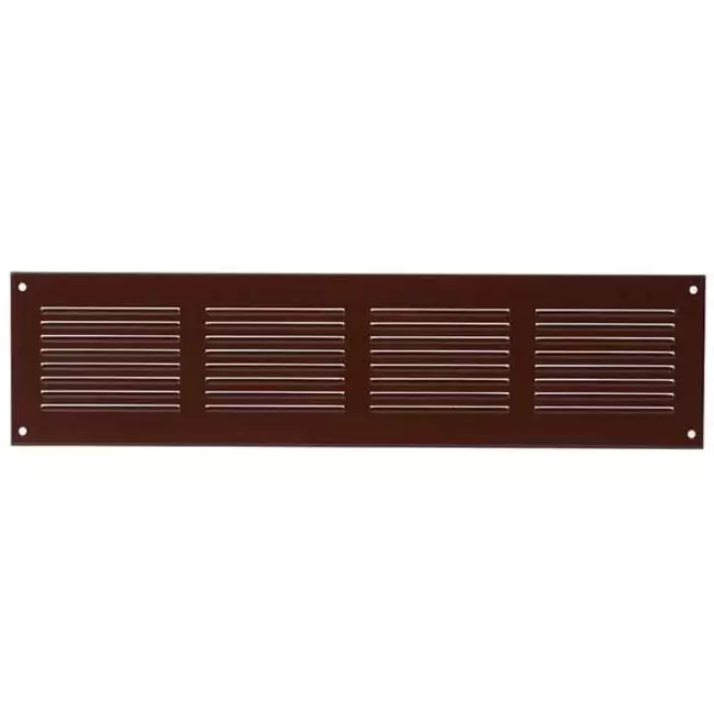 Grille métal 400 x 100 mm marron - MR4010B
