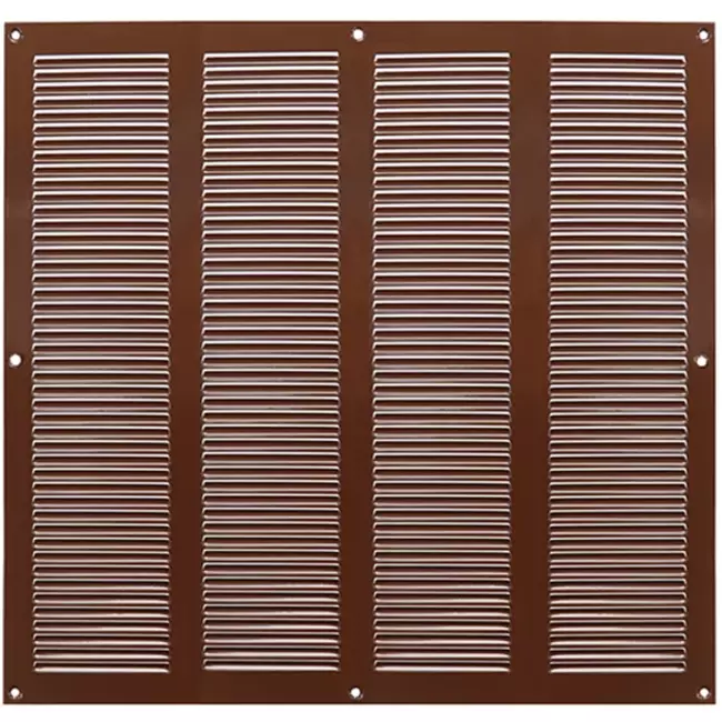 Grille métal 400 x 400 mm marron - MR4040B